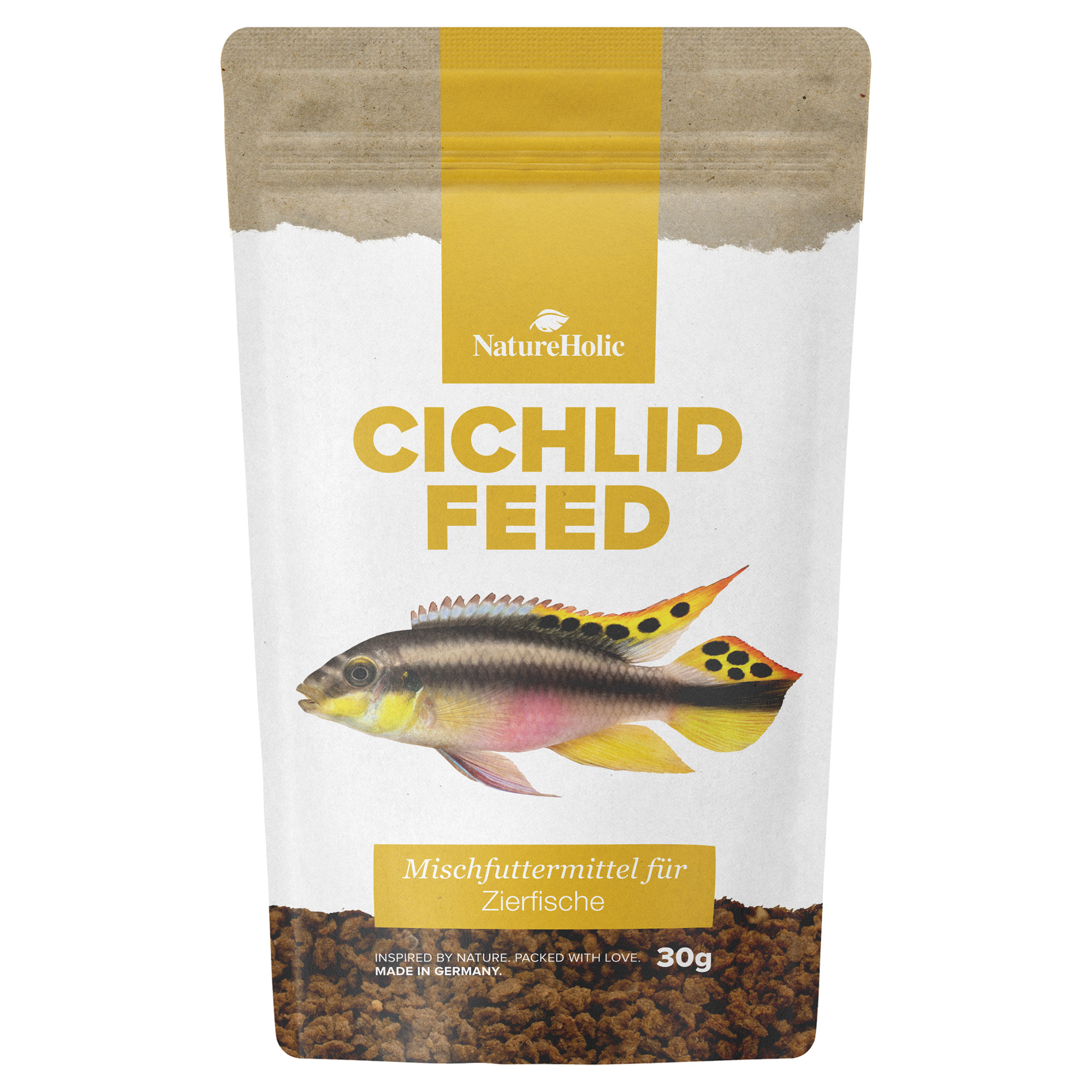 Packung Cichlidenfutter NatureHolic, 30 g
